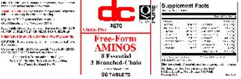 DC Free-Form Aminos - supplement
