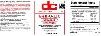 DC Gar-O-Lic - supplement