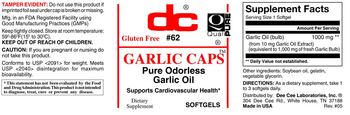 DC Garlic Caps - supplement