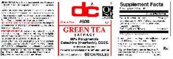 DC Green Tea Extract - supplement