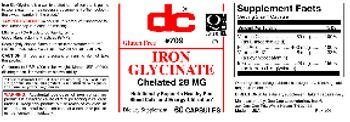 DC Iron Glycinate - supplement