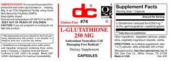 DC L-Glutathione 250 mg - supplement