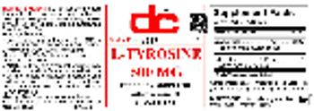 DC L-Tyrosine 500 mg - supplement