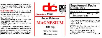 DC Magnesium 500 mg - supplement