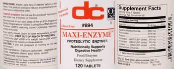 DC Maxi-Enzyme - food enzyme supplement