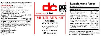 DC Multi-Min-SR - supplement