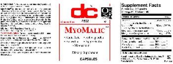 DC MyoMalic - supplement