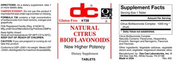DC Natural Citrus Bioflavonoids - supplement