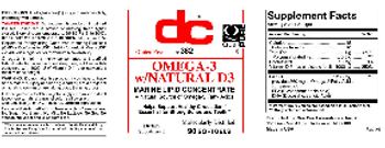 DC Omega-3 w/Natural D3 - supplement