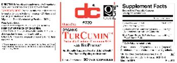 DC Organic TurCumin - supplement