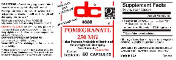 DC Pomegranate 250 mg - supplement