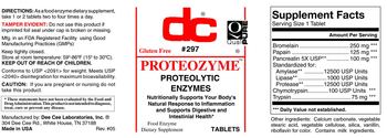 DC Proteozyme - food enzyme supplement