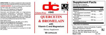 DC Quercetin & Bromelain - supplement