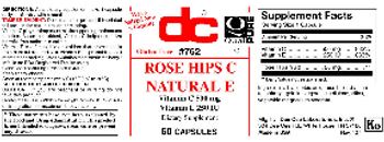 DC Rose Hips C Natural E - supplement