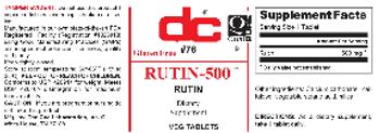 DC Rutin-500 - supplement