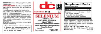 DC Selenium - supplement