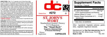 DC St. John's Wort - supplement