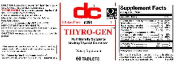 DC Thyro-Gen - supplement