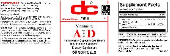 DC Vitamins A and D - supplement