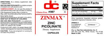 DC Zinmax - supplement