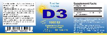 Dee Cee Laboratories D3 1000 IU - supplement