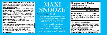 Dee Cee Laboratories Maxi Snooze - herbal supplement
