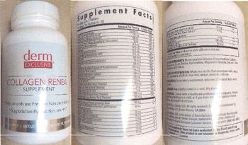 Derm Exclusive Collagen Renew Supplement - supplement