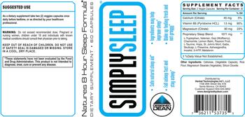 Designed By Dean Simply Sleep - supplement