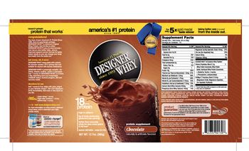 Designer Whey Designer Whey Chocolate - supplement do not use for weight reduction
