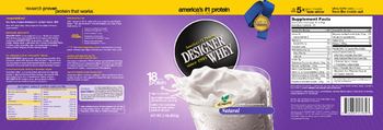 Designer Whey Designer Whey Natural - protein supplement