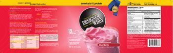 Designer Whey Designer Whey Strawberry - supplement do not use for weight reduction