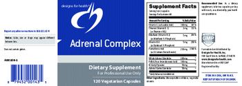 Designs For Health Adrenal Complex - supplement