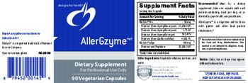 Designs For Health AllerGzyme - supplement