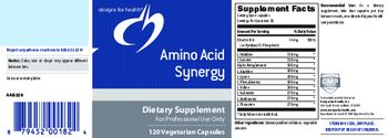 Designs For Health Amino Acid Synergy - supplement