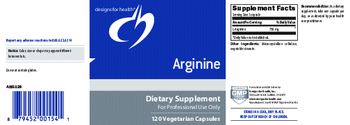 Designs For Health Arginine - supplement