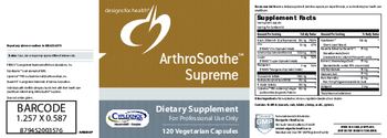 Designs For Health ArthroSoothe Supreme - supplement