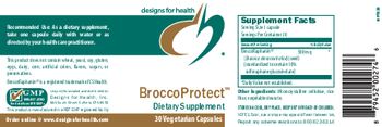 Designs For Health BroccoProtect - supplement