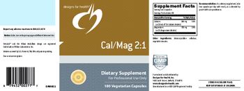 Designs For Health Cal/Mag 2:1 - supplement