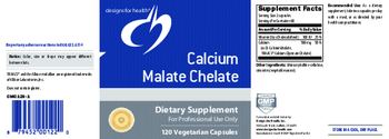 Designs For Health Calcium Malate Chelate - supplement