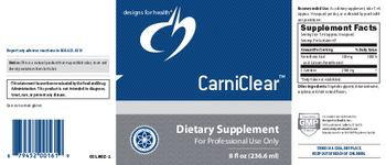 Designs For Health CarniClear - supplement