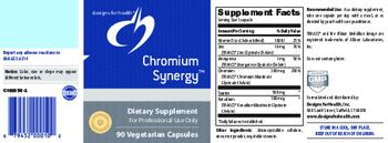Designs For Health Chromium Synergy - supplement