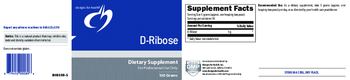 Designs For Health D-Ribose - supplement