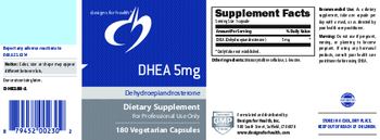 Designs For Health DHEA 5 mg - supplement