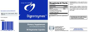 Designs For Health Digestzymes - supplement