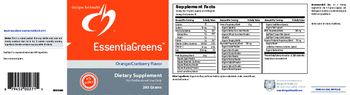 Designs For Health EssentiaGreens Orange/Cranberry Flavor - supplement