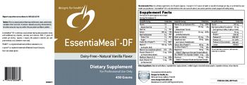 Designs For Health EssentiaMeal-DF Natural Vanilla Flavor - supplement