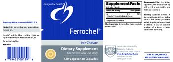 Designs For Health Ferrochel Iron Chelate - supplement