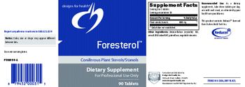 Designs For Health Foresterol - supplement