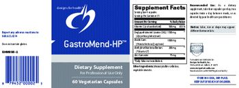 Designs For Health GastroMend-HP - supplement