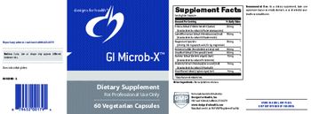 Designs For Health GI Microb-X - supplement